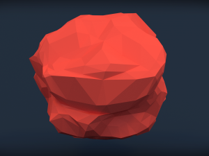 low poly rocks - pack 2 3D 모델