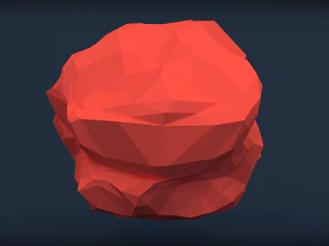 low poly rocks - pack 2 3D Model