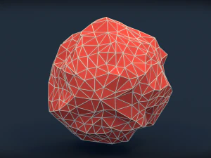low poly rocks - pack 2 3D Model