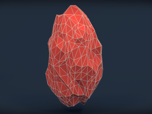 low poly rocks - pack 2 3D 모델