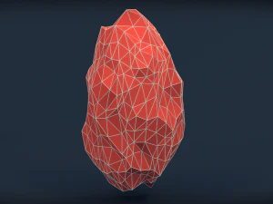 low poly rocks - pack 2 3D Model