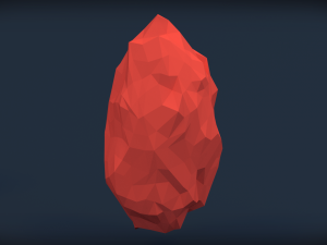 low poly rocks - pack 2 3D 모델
