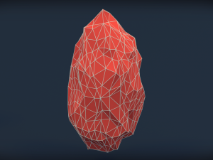 low poly rocks - pack 2 3D 모델
