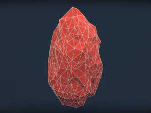 low poly rocks - pack 2 3D Model