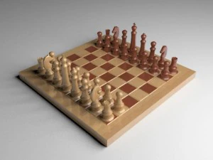 szachy Model 3D