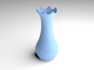 porcelain vase Model 3D
