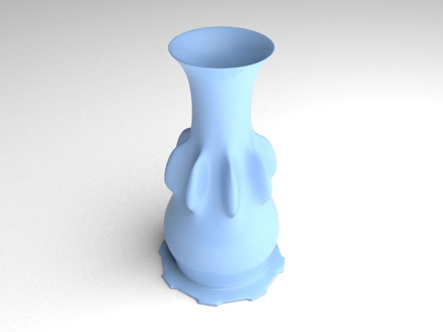 futuristic porcelain vase 3D 모델 .c4d .max .obj .3ds .fbx .stl .blend 