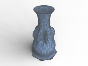 futuristic porcelain vase 3D 모델