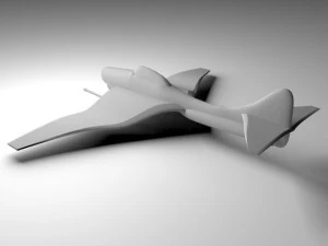 sci-fi fighter-design 3D Model