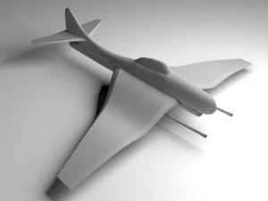 sci-fi fighter-design 3D Model
