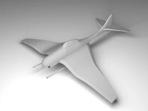 sci-fi fighter-design 3D Model