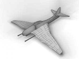 sci-fi fighter-design 3D 모델