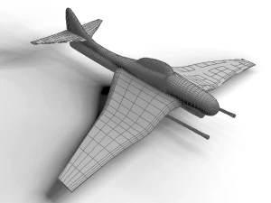 sci-fi fighter-design 3D Model