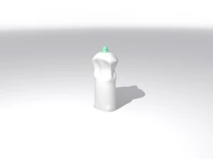 dishwashing liquid bottle design 3D Model