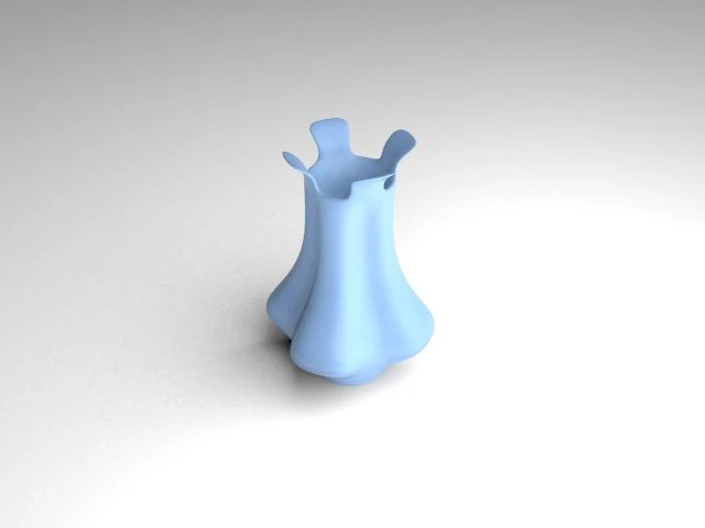 porcelain vase 3D Model .c4d .max .obj .3ds .fbx .stl .blend 