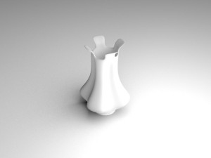 printable vase model Modelo de Impressão 3D
