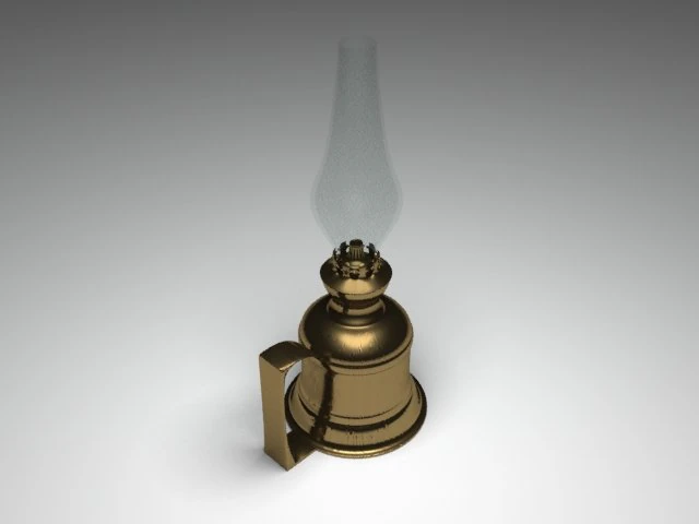 oil lamp 3D Model .c4d .max .obj .3ds .fbx .stl .blend 