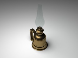 oil lamp 3D Model