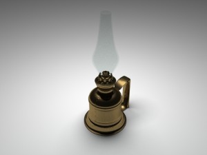 oil lamp 3D Model