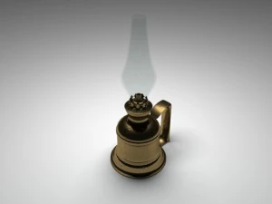 oil lamp 3D Model