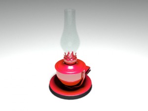 oil lamp Model 3D