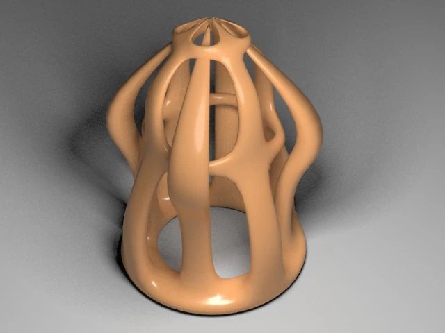 organic form 3D Model .c4d .max .obj .3ds .fbx .stl .blend 