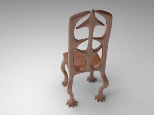 organic chair 3D Model