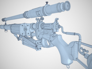 sniper rifle 3D Model