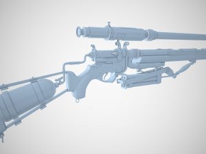 sniper rifle 3D Model