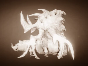 creatura insetto verme evo Modello 3D