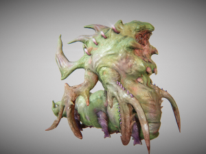 creature insect worm evo Model 3D