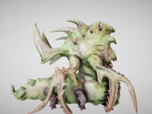 creature insect worm evo Model 3D