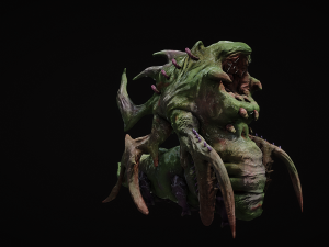 creature insect worm evo Model 3D