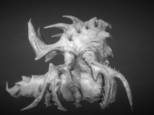 creature insect worm evo Model 3D