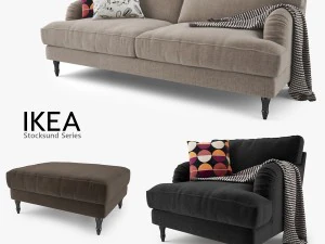 Серия ikea stocksund от facequad 3D Модель