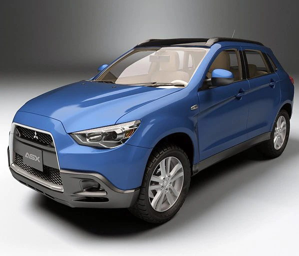 mitsubishi asx 3D Model .c4d .max .obj .3ds .fbx .stl .blend 