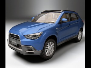 mitsubishi asx Modèle 3D