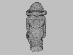 wooden woman 3D Model