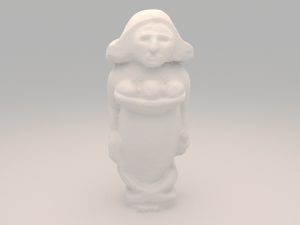 wooden woman 3D Model