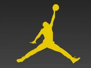 printable jordan logo 3D Print Model