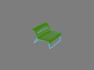 lissoni chair kartell Modelo 3D