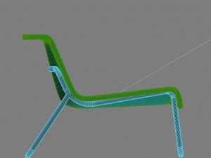 lissoni chair kartell Modelo 3D
