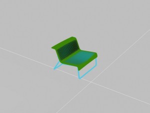 lissoni chair kartell Modelo 3D