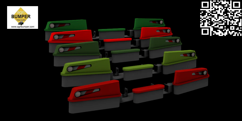 agri bumper tractors 3D Model .c4d .max .obj .3ds .fbx .stl .blend