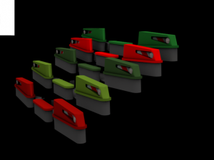 agri bumper tractors 3D-Modell