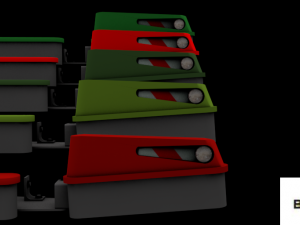 agri bumper tractors 3D-Modell