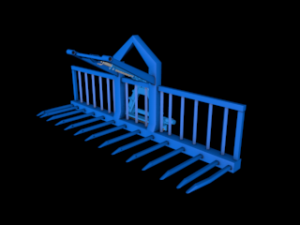 heckschiebegabel t301 Model 3D
