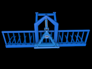heckschiebegabel t301 3D-Modell