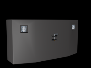rear weight 2tonnen Model 3D