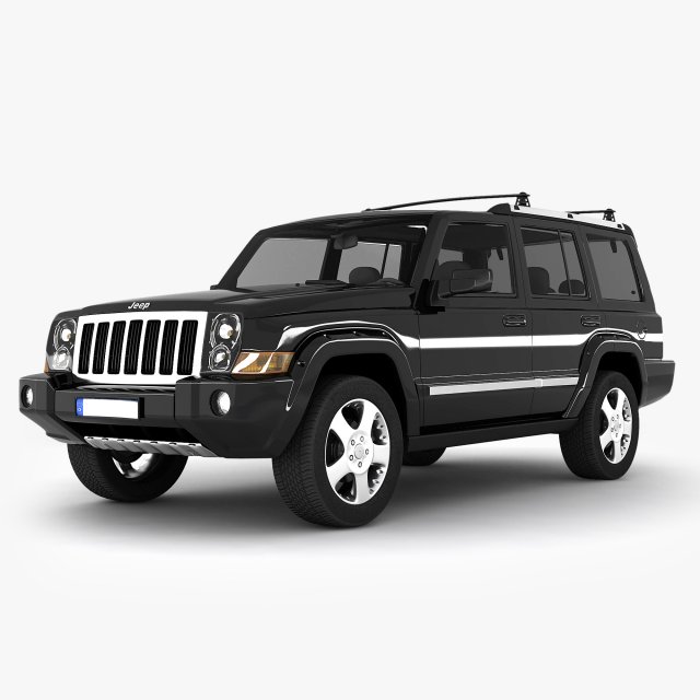 jeep commander suv 3D 모델 .c4d .max .obj .3ds .fbx .stl .blend 